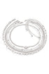 Five Piece Rhinestone Embellished Alloy Layering Necklace Set