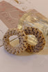 Five Piece Thick Braided Elastic Hair Tie Set