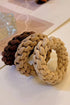Five Piece Thick Braided Elastic Hair Tie Set