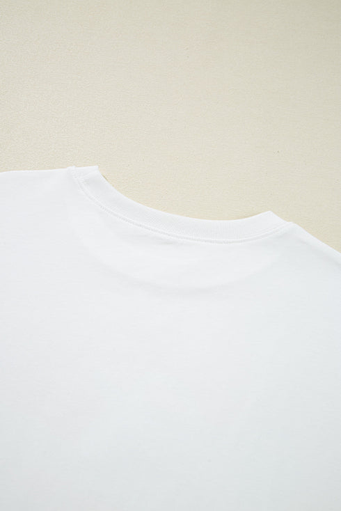 Flag Bow Graphic Crewneck Tee