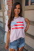 Flag Bow Graphic Crewneck Tee