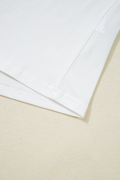 Flag Bow Graphic Crewneck Tee