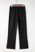 Fleece Lined Drawstring Waist Relaxed Fit Pants