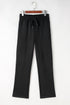 Fleece Lined Drawstring Waist Relaxed Fit Pants