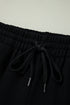 Fleece Lined Drawstring Waist Relaxed Fit Pants