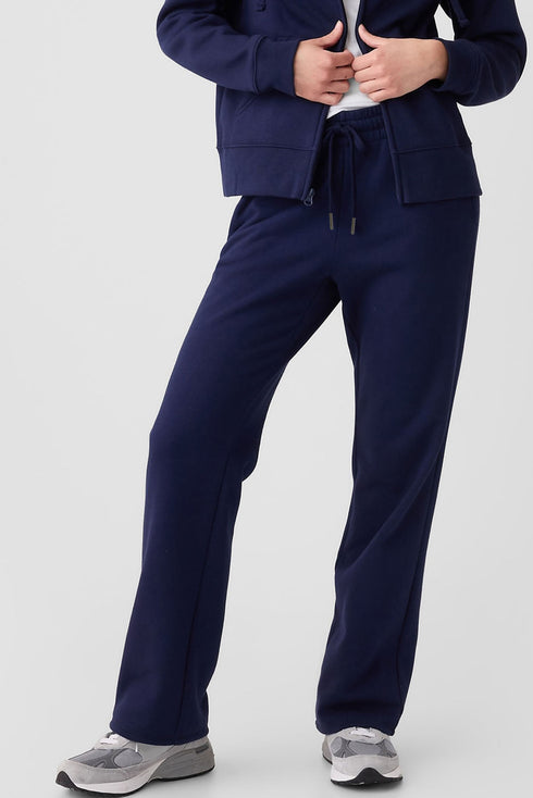 Fleece Lined Drawstring Waist Relaxed Fit Pants