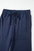 Fleece Lined Drawstring Waist Relaxed Fit Pants
