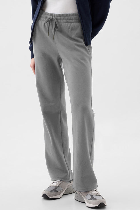 Fleece Lined Drawstring Waist Relaxed Fit Pants