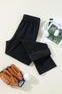 Fleece Lined Drawstring Waist Relaxed Fit Pants