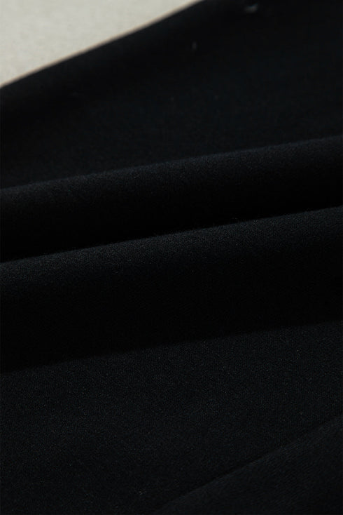 Fleece Lined Drawstring Waist Relaxed Fit Pants
