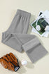 Fleece Lined Drawstring Waist Relaxed Fit Pants