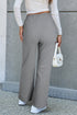 Fleece Lined Drawstring Waist Relaxed Fit Pants