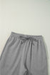 Fleece Lined Drawstring Waist Relaxed Fit Pants