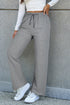 Fleece Lined Drawstring Waist Relaxed Fit Pants