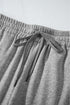 Fleece Lined Drawstring Waist Relaxed Fit Pants