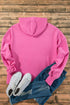 Fleece Lined Half Zipper Kangaroo Pockets Loose Hoodie