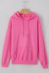 Fleece Lined Kangaroo Pocket Drawstring Chunky Hoodie