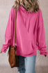 Fleece Lined Kangaroo Pocket Drawstring Chunky Hoodie