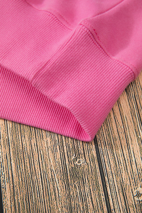 Fleece Lined Kangaroo Pocket Drawstring Chunky Hoodie