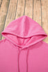 Fleece Lined Kangaroo Pocket Drawstring Chunky Hoodie