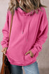 Fleece Lined Kangaroo Pocket Drawstring Chunky Hoodie
