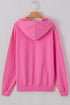 Fleece Lined Kangaroo Pocket Drawstring Chunky Hoodie