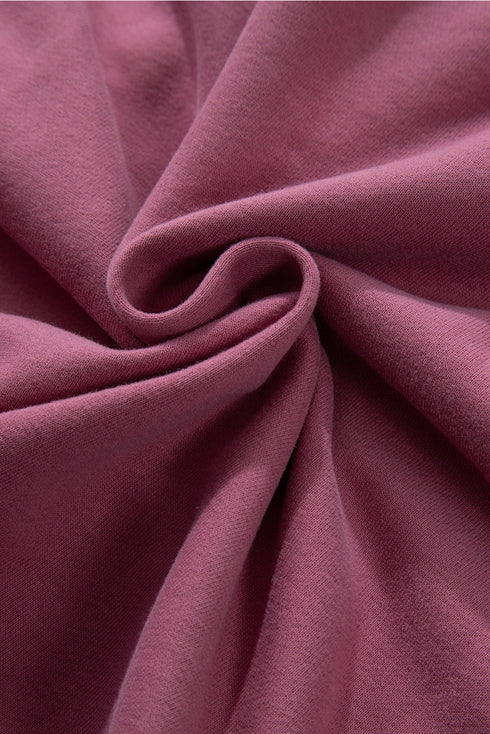 Fleece Lined Kangaroo Pocket Drawstring Chunky Hoodie