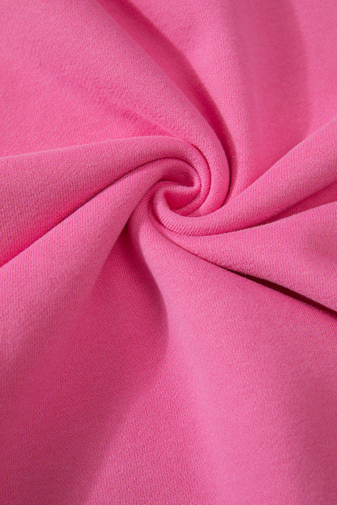 Fleece Lined Kangaroo Pocket Drawstring Chunky Hoodie