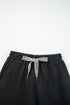 Fleece Lined Leopard Print Drawstring Elastic Waist Pants