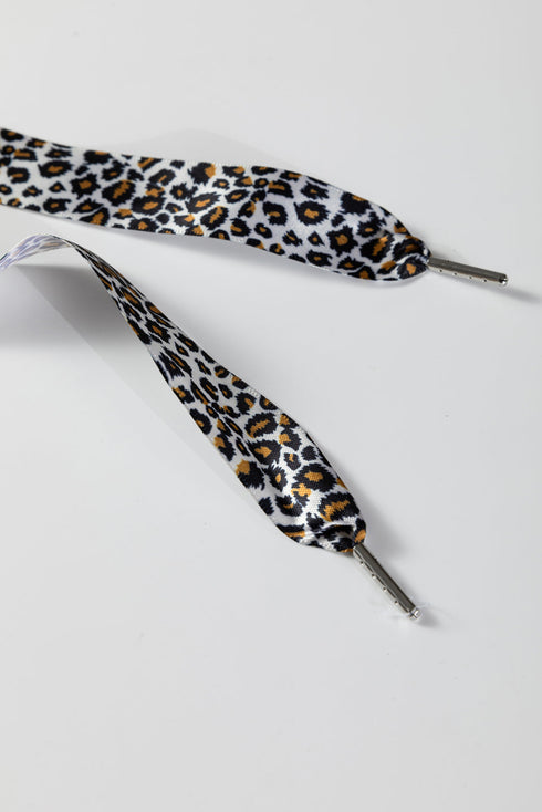 Fleece Lined Leopard Print Drawstring Elastic Waist Pants