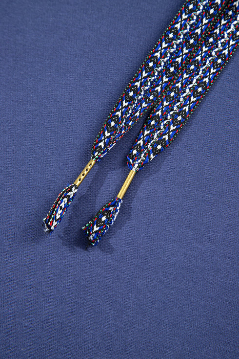 Fleece Lined Oversize Drawstring Hood Balloon Sleeve Tunic Hoodie