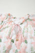 Floral And Striped Mixed Print A Line Mini Dress