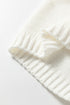 Floral Applique Button Front Sweater Knit Tank Top