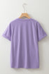 Floral Cross Christian Easter Casual Graphic Tee
