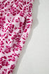 Floral Cutout Back Empire Waist Sleeveless Maxi Dress