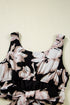 Floral Cutout Square Neck Knot Back Sleeveless Maxi Dress