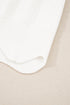 Floral Embroidered Mock Neck Scalloped Hem Knit Sweater