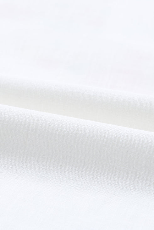 Floral Embroidered Ruffled Puff Sleeve Blouse