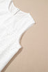 Floral Eyelet Embroide Sleeveless Shift Dress