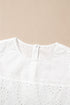 Floral Eyelet Embroide Sleeveless Shift Dress