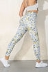 Floral High Waist Yoga Fitness Leggings