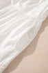 Floral Lace Patchwork Bracelet Sleeve Tiered Mini Dress