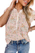 Floral Mandarin Collar Top