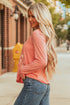 Floral Patchwork Applique V Neck Long Sleeve Knit Top