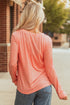 Floral Patchwork Applique V Neck Long Sleeve Knit Top
