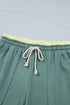 Floral Patchwork Drawstring Elastic Waist Wide Leg Pants