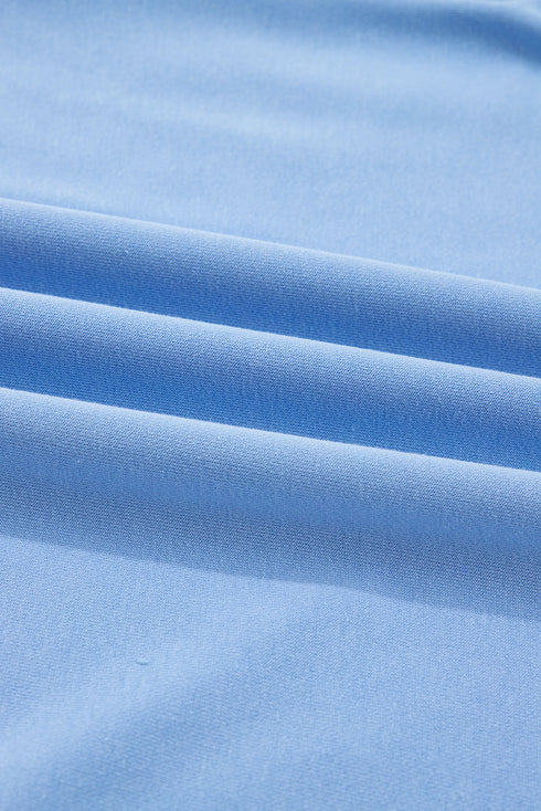 Floral Patchwork Drop Shoulder Pullover And Wide Leg Lounge Set