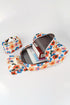 Floral Pattern Corduroy Zippered Daily Travel Backpack