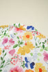 Floral Print Boxy Fit Ruffle Sleeve V Neck Blouse