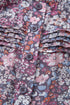 Floral Print Button Front Sleeveless Woven Tank
